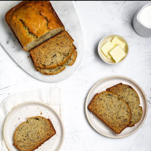 Miss Jones Baking Gluten Free Banana Bread & Muffin Mix: 50% Lower Sugar, Naturally Sweetened, 10.57 Ounce