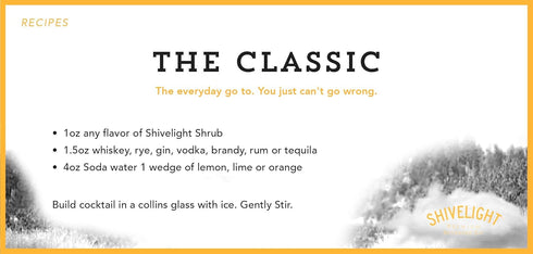 16 Huckleberry Shrub - Shivelight Premium Beverage Company - All Natural, Small Batch, Montana Sourced Drinking Vinegar
