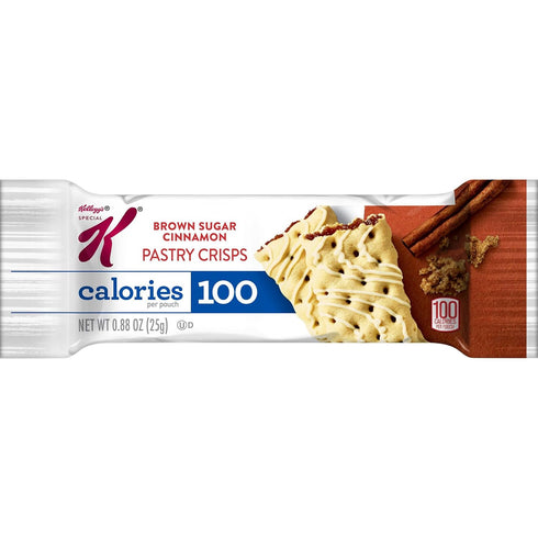 100 (8 96 Count) Special K Bar Pastry Crisps, Breakfast Bars, Calorie Snacks, Brown Sugar Cinnamon Boxes