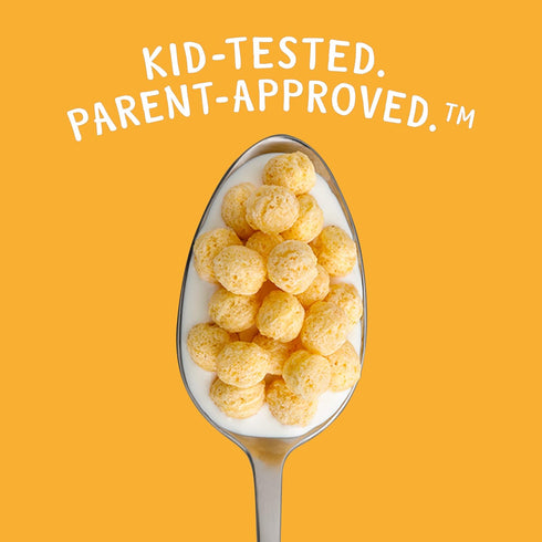 18 oz Kix Whole Grain Breakfast Cereal, Crispy Corn Cereal Puffs, Family Size
