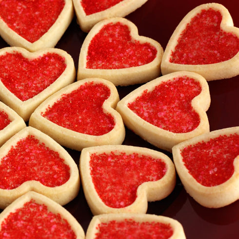 (7.2 Olive & Vine Red Sanding Sugar, Sweet Finish, For Baking & Decorating, Rich Tradition, Authentic Taste, For Global
