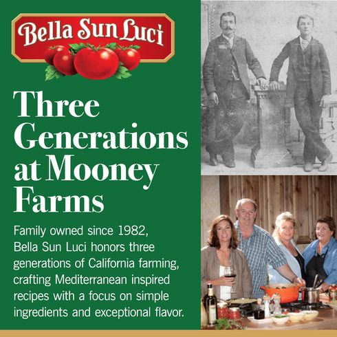 8.5 oz Bella Sun Luci Sun-Dried Tomato Halves in Premium Oil with Italian Herbs, Ready-to-Use Mediterranean Ingredient