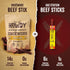 8oz Packs) Howdysnax Handcraft Authentic Small Batch Drowors Beef Sticks Sugar Free, Soy Free, Paleo & Keto Friendly