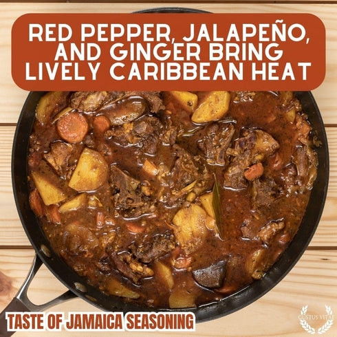 GLP-1 1.5 #6 Taste of Jamaica | Authentic Gourmet Jerk Seasoning | Artisanal Spice Blend | Non GMO, All Natural |