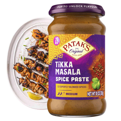 Pataks Tikka Masala Spice Paste - Medium Indian Curry Paste w/a Blend