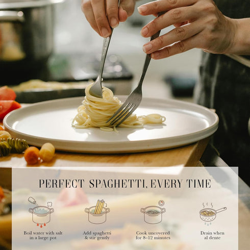 500g (1.1lb) Life Plus Style Gourmet Pasta D'Italia Spaghetti Pasta Organic Spaghetti Tin