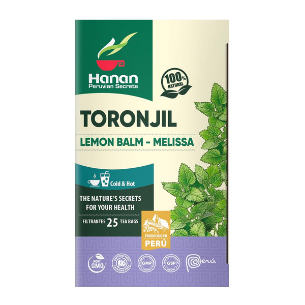 Hanan Peruvian Secrets Lemon Balm Tea (Toronjil) - 150 Teabags of Herbal