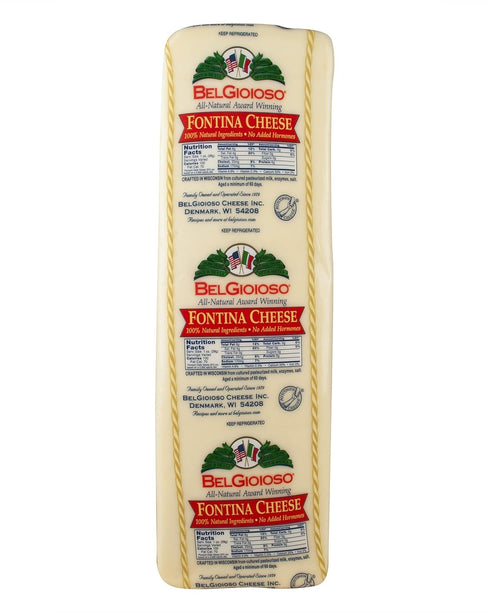 2 Lb BelGioioso Fontina Cheese Deli Cut