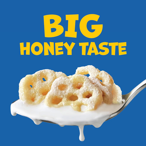 Honeycomb 19 oz Honey Flavored Sweetened Corn and Oat Breakfast Cereal, Box