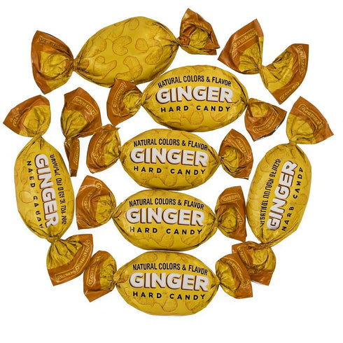 Bayside Candy Ginger Hard Candy Bold Spicy Ginger Hard Sweets (10LB)