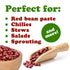 3 Food to Live - Adzuki Beans, Pounds Whole Dried Azuki Beans (Red Mung Beans), Raw, Vegan, Kosher, Sproutable, Bulk.