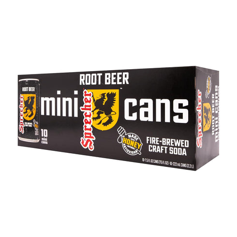 Sprecher 7.5 oz (10 Pack) Root Beer fl Mini Cans