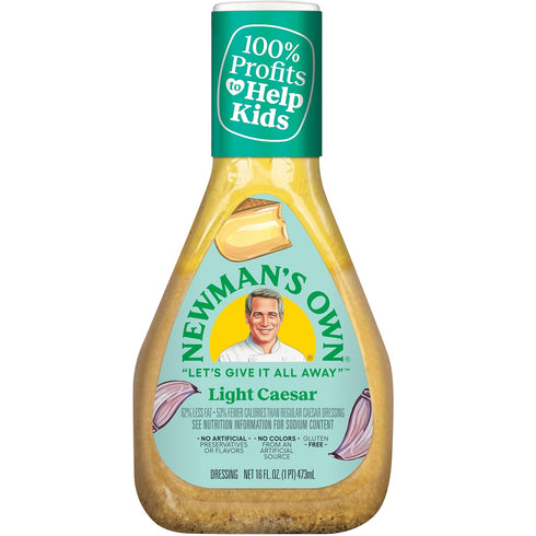 Newman's Own Light Caesar Dressing Salad Dressing, 16 oz