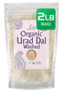 Jiva USDA Organics Urad Dal (Split Matpe Beans) 2 Pound - NEW