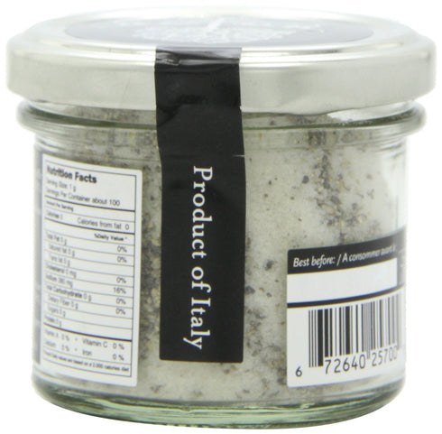 Selezione Tartufi Black Truffle Sea Salt 10%; Truffle Salt for Finishing & Cooking; 3.5 Ounces