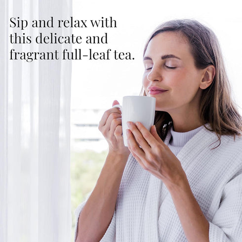 The Republic of Tea Jasmine Jazz Green Full-Leaf Loose Tea - 3.0 oz Tin, Steeps 50 Cups, Caffeinated
