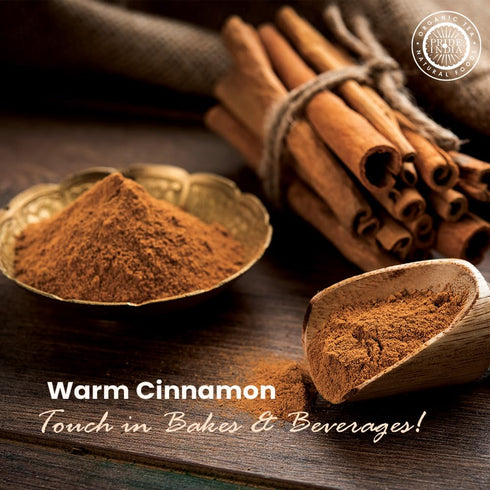 PACK 6 7 oz. Pride Of India - of - Natural Cinnamon Ground Pure & Fresh Gourmet Spice Perfect for Sweet & Savory Dishes
