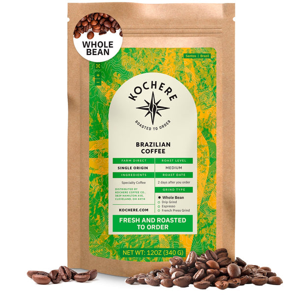 Organic Specialty Whole Bean Coffee - Freshly Roasted to Order - Medium