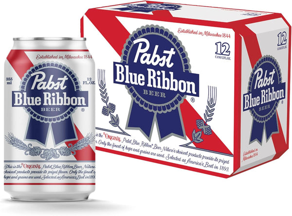 Pabst Blue Ribbon , 12 pk, 12 oz cans, 4.7% ABV