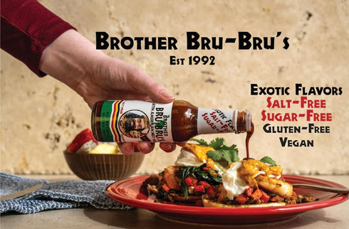 Pack 5 oz (Pack 3) Brother Bru-Bru's Hot Sauce Variety - African, Latin & Caribbean