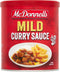 Mcdonnells Mild Curry Sauce 1L Tub 200g (7oz)