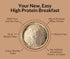 20g 12 Naked Oats - Double Chocolate Overnight Oats, Grass-Fed Protein, Gluten-Free Oatmeal Instant Breakfast or Shake