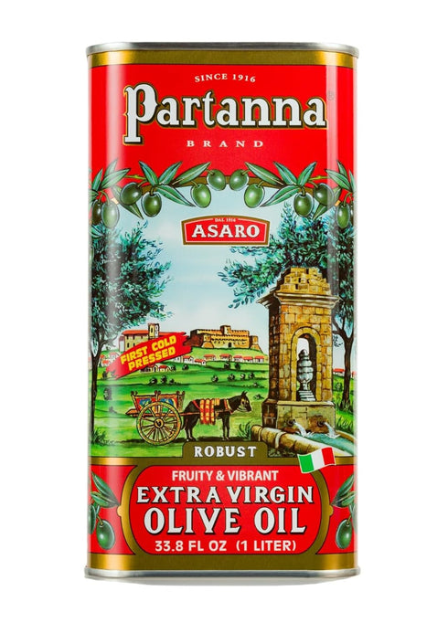 Partanna Robust Extra Virgin Olive Oil - Premium 100% Castelvetrano Oil-High Polyphenol-First