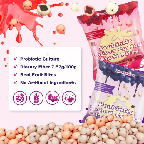 Pack, 0.7oz 36 25.4oz 18 18), 360Ct Zofia Sweet Yogurt Covered Fruit Snacks Variety - Pouches Net (Strawberry +
