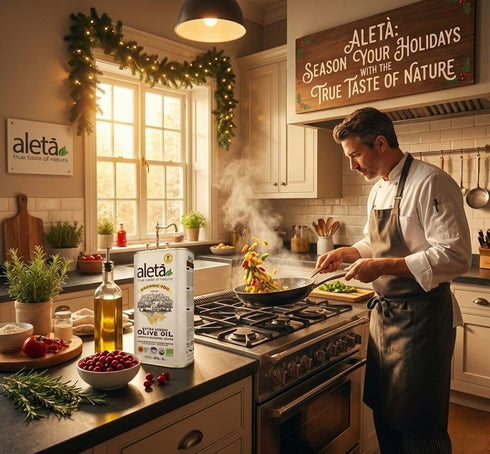 1 (33.8 oz.) Pack 1 Aleta, USDA Organic Greek Extra Virgin Olive Oil, EU Certified Single Estate PDO Greece, Lt Tin