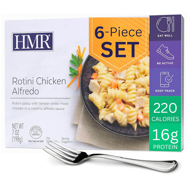 HMR Rotini Chicken Alfredo Entre | Pre-packaged Lunch or Dinner to Support