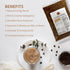 2.2 lbs (1 Soeos Coffee Flavored Coconut Jelly Strips, Kg), Coffee Coconut Jelly for Boba Tea, Sweet and Chewy Tropical