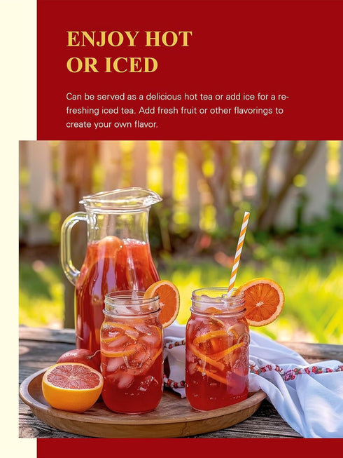 16oz GLDNT Organic Black Tea Loose Leaf, Natural Organic Black Tea, Full-bodied & Mellow Taste, Caffeinated, Hot & Iced