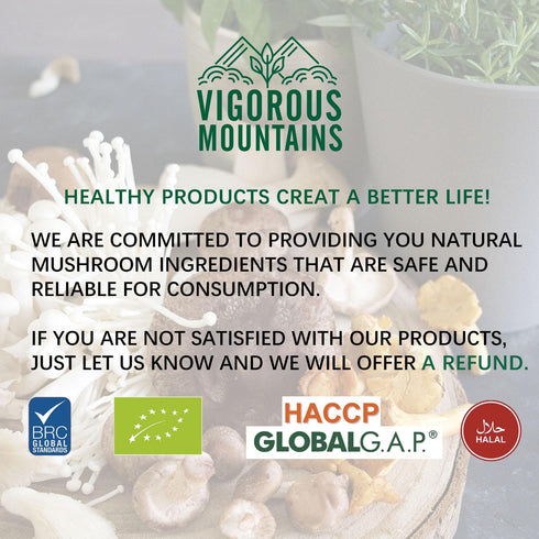 2 oz, 56.7 VIGOROUS MOUNTAINS Dried Woodear Mushrooms for Cooking, Chewy Texture Dry Black Fungus for Soup Stir-fries