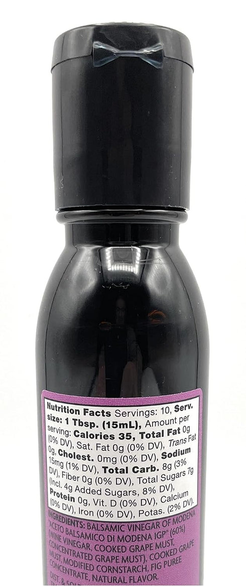 Generic 5.07 oz/150ml, Fig Flavored Glaze Balsamic Vinegar of Modena, Product of Italy fl. trader joe Bottle