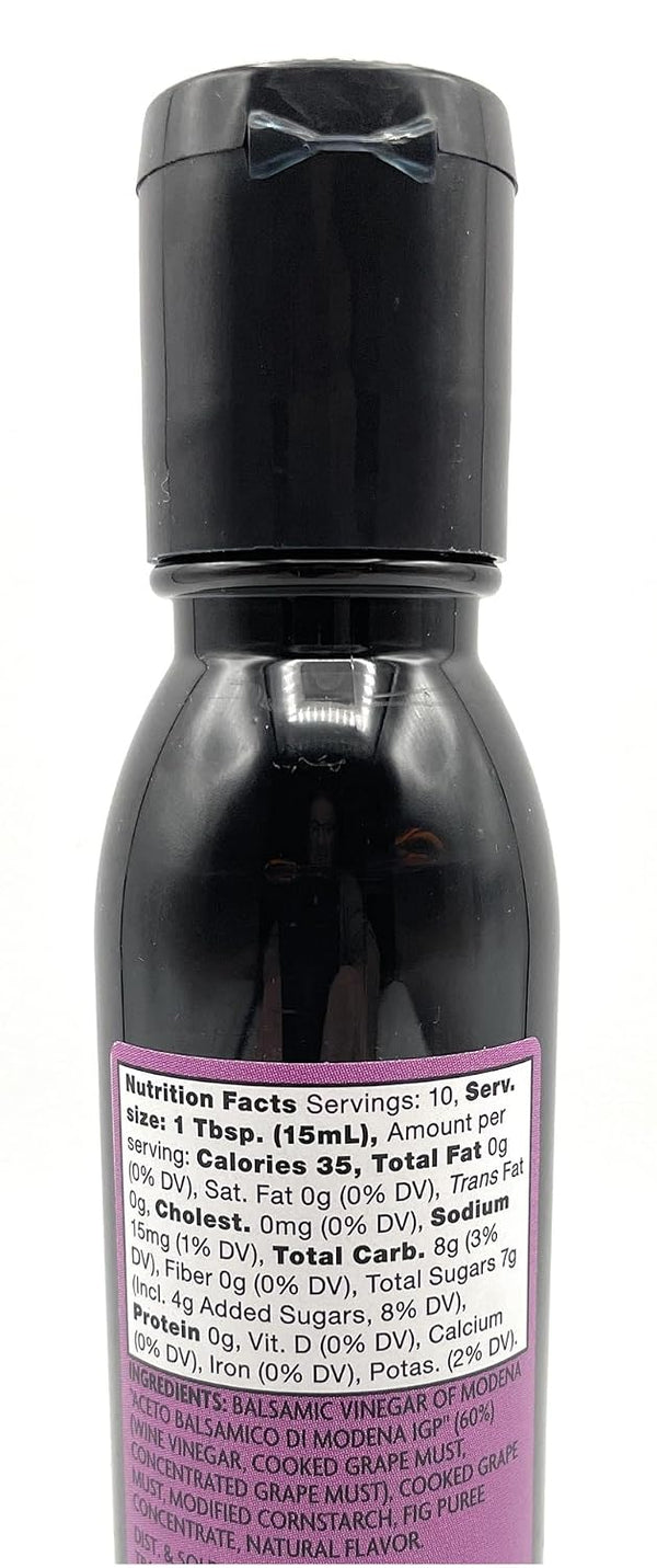 Generic 5.07 oz/150ml, Fig Flavored Glaze Balsamic Vinegar of Modena, Product of Italy fl. trader joe Bottle