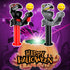 2 3 HDLNKAK Pcs Dinosaur Lollipop Holder for Kids, Halloween Lollipop Case, Creative Press-to-Store Toy & Fun Gift