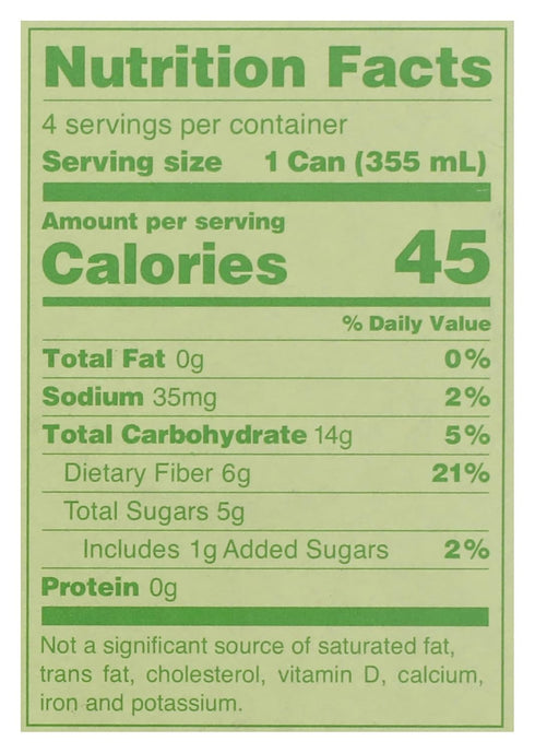 4pk, 12 OLIPOP Ginger Ale Prebiotic Soda FZ