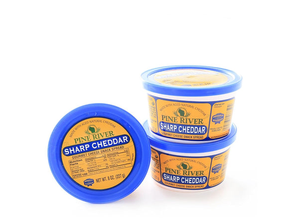 Pine River Cheese Spreads 3-Pack | (3) 8 oz Tubs | SHELF-STABLE