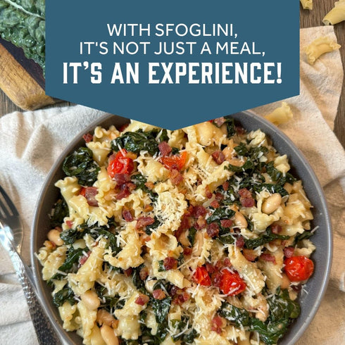 (4-Pack, 16oz Sfoglini Trumpets Pasta (Organic Durum Semolina) Campanelle/Bell Shape for Sauce Capture Each)