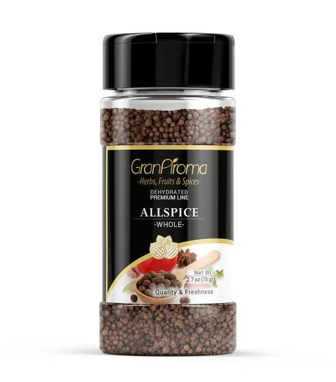 GranAroma Whole Allspice, Cakes & Pies, Aromatic Spice, Whole Berries (2.7 Ounce)