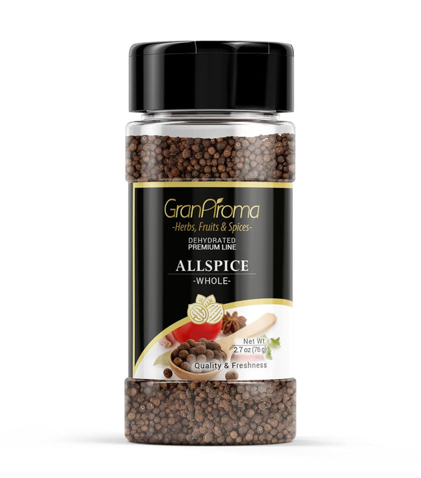 GranAroma Whole Allspice, Cakes & Pies, Aromatic Spice, Whole Berries (2.7 Ounce)