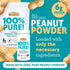 100% (2 Pack 1) Crazy Richard's All-Natural Peanut Butter Powder with No Added Sugar and Non GMO Pound Bag