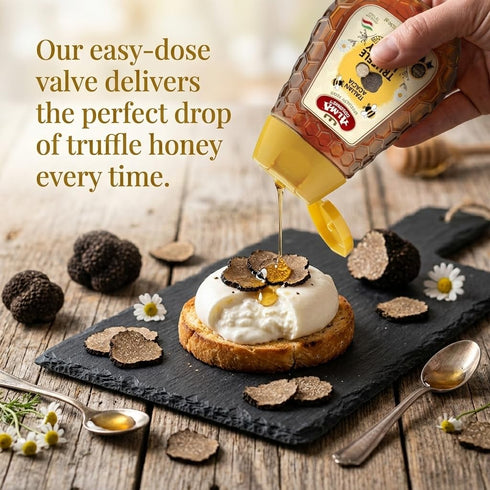 8.8 oz (250 Alma Gourmet Italian Acacia Truffle Honey Acacia Honey With Real Black Truffle Slices Imported From Italy