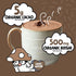 30 Renude Reishi Cacao Mushroom Hot Chocolate - Calming Natural Sleep Drink - Relaxing Magnesium Hot Cocoa with Organic