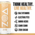 12 (Pack 12) ZOA Zero Sugar Energy Drinks - Pineapple Coconut | Healthy Energy Formula with Natural Caffeine, Daily