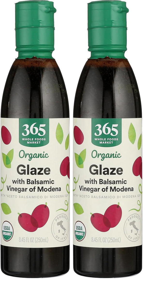 365 by Whole Foods Market, Organic Balsamic Glaze, 8.45 Fl Oz (Pack