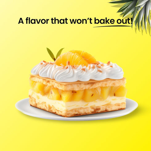 LorAnn Pineapple Bakery Emulsion - 4 oz Intense Flavor Extract for Baking, Gluten Free, Vegan, Sugar Free