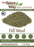 The Spice Way Dill Weed - 3 oz seeds for Pickling, Vegetables, Pasta, Salads, and Soups