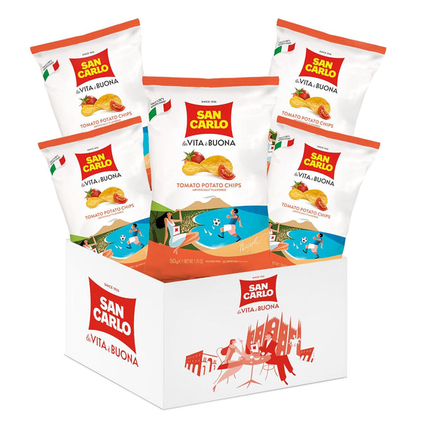 San Carlo Multi Pack 5X Tomato n1 Italian Potato Chips - 150gr