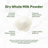 DEAL SUPPLEMENT 3lbs 9g Dry Whole Milk Powder, Natural Pasture Raised Source Made in USA Powdered Milk for Baking